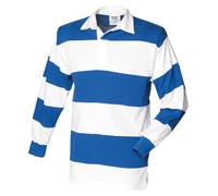 Front Row Maglietta Polo Rugby Strisce Cucita Uomo (PC6148)
