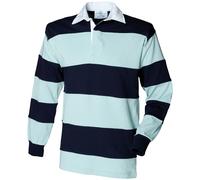 Front Row Maglietta Polo Rugby Strisce Cucita Uomo (PC6148)