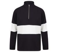 Front Row Pantalone in tessuto 1/4 zip FR06M-Unisex in cotone resistente