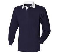 Front Row - Polo Classica Manica Lunga 100% Cotone - Uomo (RW478)