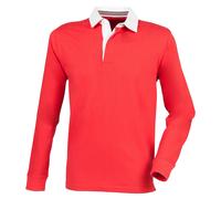 Front Row - Premium - Maglietta a Maniche Lunghe - Rugby - Uomo (RW4169)
