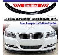 Front Spoiler Lip Black Gloss for BMW 3 Series E90 E91 LCI 320i 330i 2009-2012