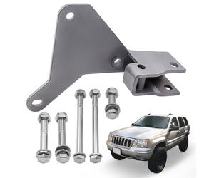 Front Track Bar Drop Bracket 2-4" + Hardware Kit For Jeep Grand Cherokee WJ