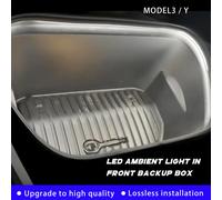 Front Trunk Ambient Atmosphere LED Light Strip White Per Tesla Model 3/Y/S/X