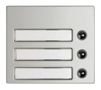 Frontale 3 pulsanti Sfera Classic modulare finitura Allmetal Bticino 332231