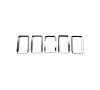 Frontale Griglie Griglia Anteriore Per Suzuki Per Jimny 2019 2020 2021 2022 2023 2024 JB74 Accessori Esterni Anello Griglia Anteriore Auto Inserti Griglia Racing Copertura Rifinitura(Cromo)