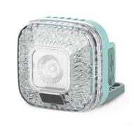 Frontale Impermeabile IPX6 Luce Frontale Impermeabile IPX6 | Certificazione IPX6, resiste pioggia e schizzi, materiale per robusto, ideale meteo avverso, sicurezza notturna(Green)
