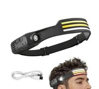 Frontale LED Ricaricabile - Con Sensore di Movimento e Modalità Multiple Ricaricabile - Frontale Luminoso Per Fronte,Per Escursionismo Arrampicata Corsa Notturna Camminata Outdoor Casco da Lavoro e Ad