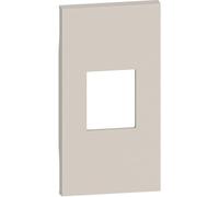 Frontale per base fibra otticaBTICINO KM13M2 Living Now2 Moduli Sabbia