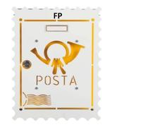 FRONTALE PER CASSETTA POSTALE ALUBOX " MIA" FRANCOBOLLO,LETTERA,POSTA,FRONTALINO