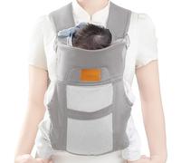 Frontale Per - Fascia Porta Bebè Regolabile - Sacca Orizzontale Ergonomica Traspirante con Supporto Testa Regolabile per Passeggiate, Camminate con il Cane e Commissioni