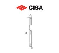 Frontale piatto Cisa art. 05020