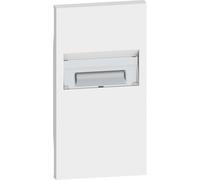 Cover per lampada segnapasso 2 moduli, Bianco kw71 bticino living now kw71