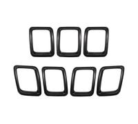Frontale Racing Griglie Griglia Renale Per Jeep Per Compass 2017-2018 2019 2020 Kit Di Sostituzione Esterna Griglia Di Ingresso Anteriore Copertura Griglia Del Paraurti(Nero)