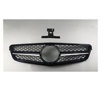 Frontale Racing Griglie Per Benz W204 C204 S204 C43 C 2007 2008 2009 2010 2011 2012 2013 2014 Griglia Di Aspirazione Anteriore Paraurti Griglia Per AMG GT R Stile Diamante Griglia Renale(Silvery)