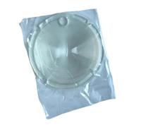 Frontale Testa di Vetro Pannello di Fresnel Piastra Diffusore Acrilico Lampeggiante Rotondo Unità di Copertura Attacco Sostituire Per V1/V1C Lampeggiante Luce Diffusore Portatile