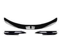 Frontali Lip Accessori Per BMW Serie 3 E90 E91 Tech Pre LCI 2005-2008 ABS Paraurti Anteriore Spoiler Nero Lucido O Effetto Fibra Di Carbonio Labbro Paraurti(Glossy Black)