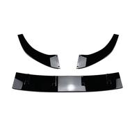 Frontali Lip Accessori Per Golf 8 MK8 Per GTI Per GTD Per GTE Line 2020-2023 Spoiler Paraurti Anteriore Splitter Laterali Inferiori Protezioni Copertura Labbro Paraurti(Glossy Black)