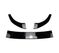 Frontali Lip Accessori Spoiler Paraurti Anteriore Auto Labbro Divisore Per A3 8Y S3 2021 2022 2023+ Piastra Protezione Inferiore Nera Lucida Kit Protezione La Carrozzeria Labbro Paraurti(Gloss Black)