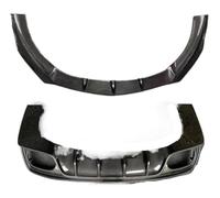 Frontali Spoilers Per Benz Per CLA W118 200 220 35 45S 2018-2023 Carbonio Fibra Anteriore Labbro Diffusore Posteriore Carrozzeria Kit Minigonne Laterali Paraurti Labbra Splitter(W118 2 PCS)