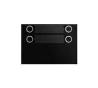 Frontalino A 4 Pulsanti Su 2 File Alpha Nero ( Urmet Cod. 1168/24 )