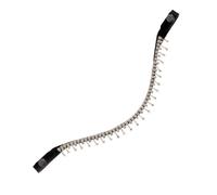 Frontalino ACavallo in pelle con cristalli pendenti modello Queen Acavallo