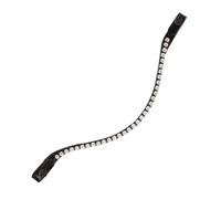 Frontalino ACavallo in pelle curvo con perle Acavallo