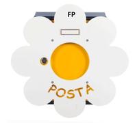 Frontalino Cassetta Postale Alubox "La Mia" Margherita,Lettera,Posta,Frontale