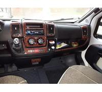 Frontalino Cruscotto Kit per Ducato Jumper Boxer 2006-2014 Mogano 22 Pezzi SX D