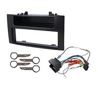 Frontalino radio per VW Volkswagen T5 Multivan/Touareg/Transporter, 1 DIN con portaoggetti