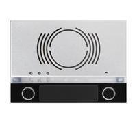 Frontalino Urmet Alpha per posto esterno audio con 2 tasti Nero 1168/132