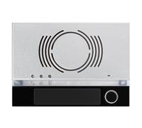 Frontalino Urmet Alpha per posto esterno audio con tasto Nero 1168/131