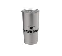 FRONTE VERSO IL NEMICO CLAYMORE MINE Bicchiere termico in acciaio inox doppia parete
