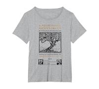 Frontespizio del Sogno di Una Notte di Mezza Estate William Shakespeare Maglietta, Donna Plus-Size, Grigio Melange, 3X