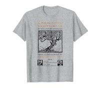 Frontespizio del Sogno di Una Notte di Mezza Estate William Shakespeare Maglietta, Uomo, Grigio Melange, XXL
