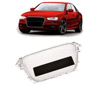 Frontgrill Silber Matt AM Carparts Per Audi A4 B8 (8K) Limousine Avant 2013-2016