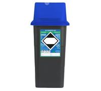 Frontier 41105440 Pattumiera per rifiuti farmaceutici con coperchio blu, 7 l