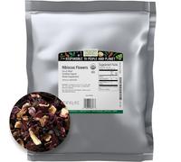 Frontier Co-op Organic Hibiscus Flowers, Cut & Setacciato, 1 kg Bulk Bag