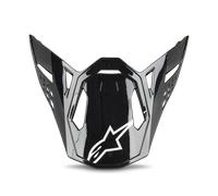Frontino Alpinestars S-M10/S-M8 Nero Lucido Nero Lucido
