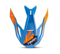 Frontino Casco Cross Raven Morphous Blu/Arancio Blu,Arancio
