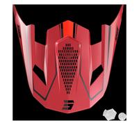 Frontino Casco Cross Shot Race Gear Lite Glory 27 Rosso Perlaceo Rosso Perlaceo