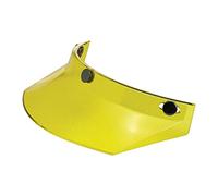 FRONTINO Parasole BILTWELL Moto Visor Giallo Traslucido Yellow Translucent X Casco CASCHI con 3 Bottoni BILTWELL DMD Bandit YAM AFX TORX