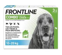 FRONTLINE 3 Pipette antiparassitarie COMBO Cane - da 10 a 20 kg - Pulci, zecche, pidocchi masticatori