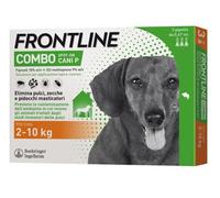 frontline combo 3 pipette spot on per cani : peso 2 - 10 kg SCAD 07-2026