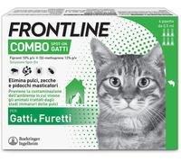 frontline combo antiparassitario fialette gatto 6 pipette spot on