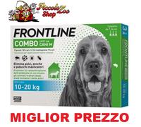 Frontline Combo cane 10-20 kg 3 pipette antiparassitario per cani