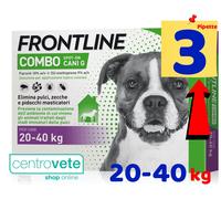Frontline COMBO Cane 3 Pipette → Antiparassitario per Cani 20-40 kg