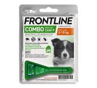FRONTLINE Combo, 3 Pipette, Cane Taglia S (2 - 10 Kg), Antiparassitario per Cani e Cuccioli di Lunga Durata, Protegge il Cane e Anche la Casa da Pulci, Zecche, Uova e Larve, Antipulci 3 Pipette