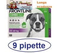 Frontline Combo cani antiparassitario cane di 20-40Kg 1-3-6-9-12 pipette