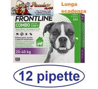 Frontline Combo cani antiparassitario cane di 20-40Kg 1-3-6-9-12 pipette